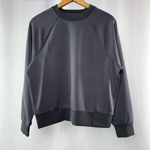 Victoria's Secret Sport VSX Crewneck Pullover Sweatshirt in Dark Gray Size Small